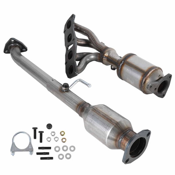 Fits 2005-2018 Nissan Frontier 2.5L Front and Rear Manifold Catalytic Converter