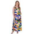 thumbnail image 3 of Floral V Neck A Line Pocket Maxi Dress, 3 of 5