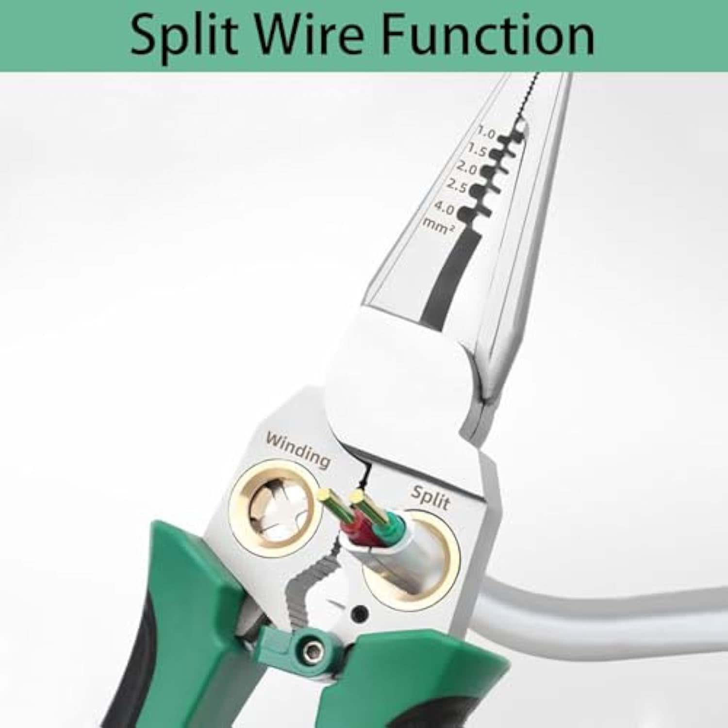 8 in 1 Wire Stripper With Voltage Tester, 2025 Professional Wire Strippers, Cutting and Pulling Wires Cable Scissors, Voltage Tester Pliers, The Ideal Tool for Electricians Enthusiasts (1pcs 8-in-1)