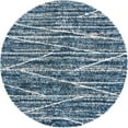 thumbnail image 2 of Rugs.com Serenity Shag Collection Rug – 10 Ft Round Blue Shag Rug Perfect For Kitchens, Dining Rooms, 2 of 6