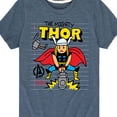 thumbnail image 3 of Marvel Thor - Doodle - Toddler and Youth Short Sleeve Graphic T-Shirt, 3 of 5