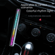thumbnail image 4 of Luz de ambiente para automóvil, luz LED de control de voz con aplicación Bluetooth RGB, luz de inducción de ritmo para computadora de escritorio, 4 of 4