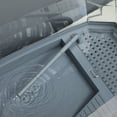 thumbnail image 7 of Turtle Tank Kit, Turtle Aquarium with Basking Platform, Water Pump, Filter Layer Design, Full View Visually Reptile Habitat, Easy to Clean and Change Water, Multi Functional Area, 7 of 7