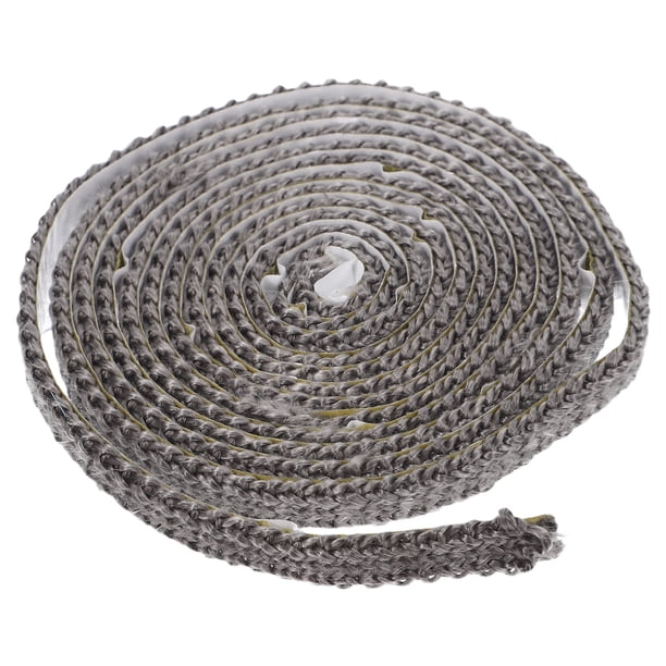 Cinta autoadhesiva plana para juntas de chimenea, resistente a altas temperaturas, de fibra de vidrio para puertas de estufas de leña de interior, 2 m