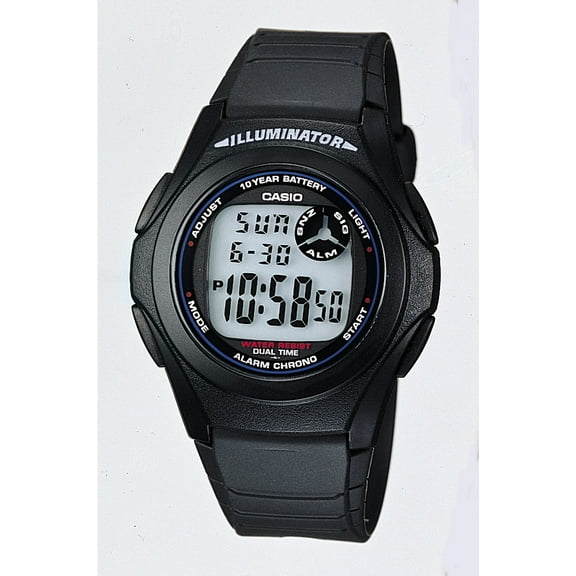Casio Men's Digital Watch, Black - F200W-1A