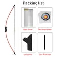 thumbnail image 3 of Runzkzy Beginner Teenagers Hunting and Shooting Bow Arrow Crossbow Target Suction Cup Package Teenagers Small Bow Package, 3 of 10