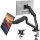 thumbnail image 1 of Soporte de escritorio BONTEC con brazo para doble monitor, 15 a 32 pulgadas, ajustable, 1 of 9