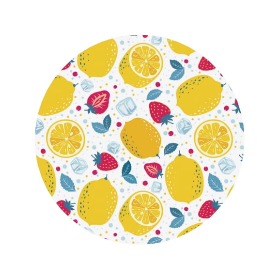 Xecao Strawberry Lemon for Fridge Magnets - Fun Decorative Refrigerator Magnets, Cute and Soft for Stylish Kitchen Accents