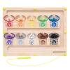 thumbnail image 1 of Granos magnéticos de la succión juegan el tablero de bolas de acero de madera del diseño de la historieta para los juguetes de los niños, 1 of 9
