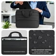 thumbnail image 7 of CshidWorld Laptop Bag for 15.6 inch, Computer Bag Laptop Briefcase Men Women, Laptop Shoulder Bag, Work Messenger Bag Business Travel Office, Black, 7 of 7
