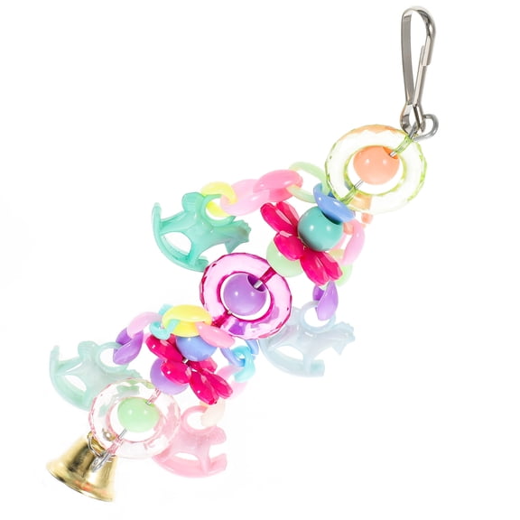 LULULION Creative Assorted Color Bird Cage Accessory for Parakeets and Cockatiels