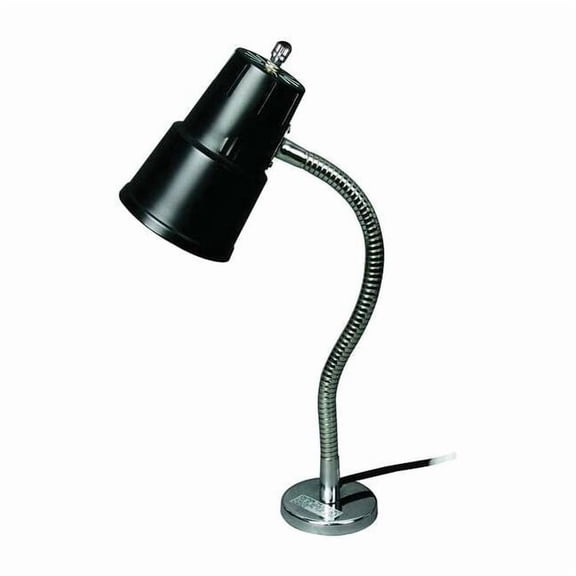 Lumapro Task Light, LED, 5.5W, BLK, 18in, Gooseneck 33HP80