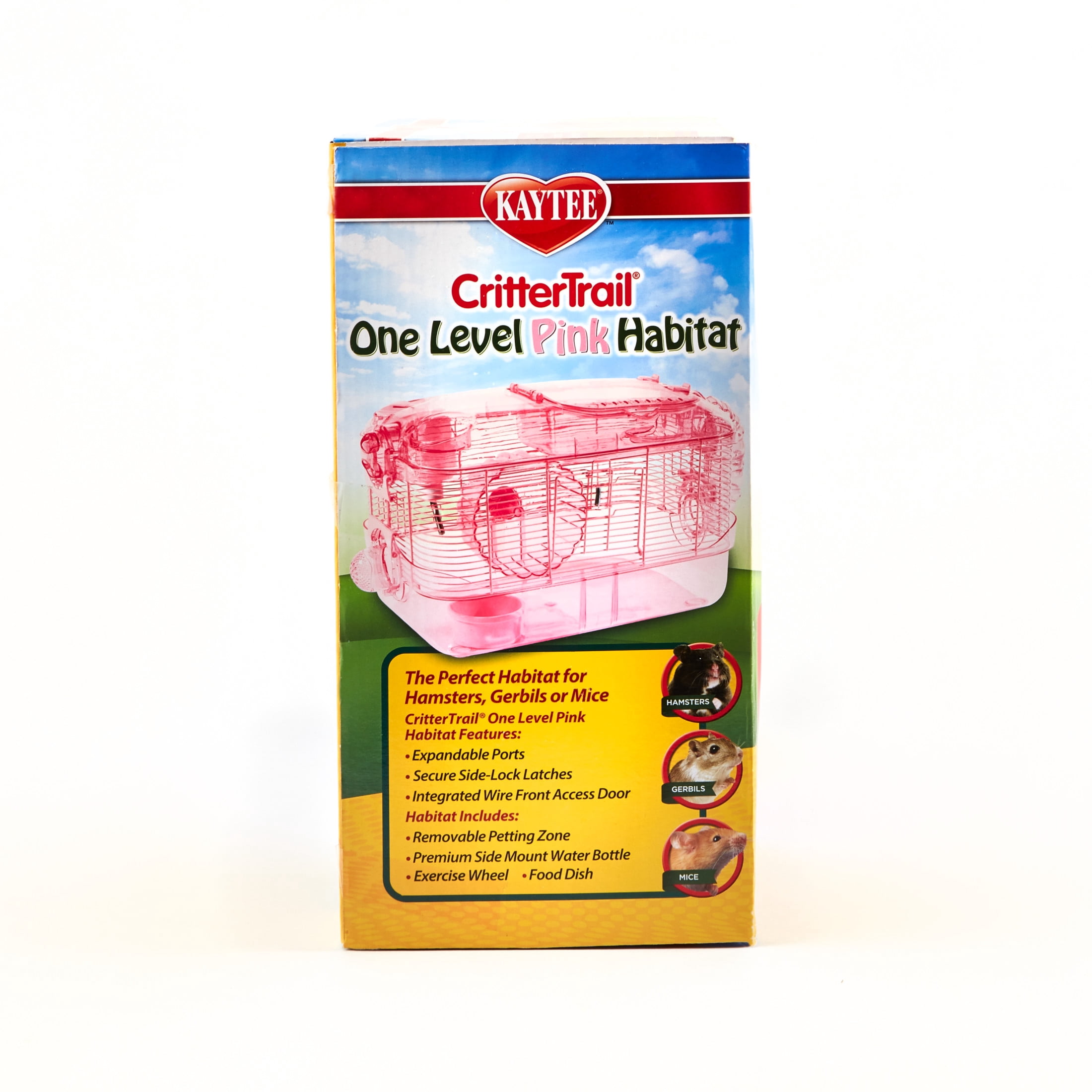 Kaytee Critter Trail Pink Habitat for Pet Mice, Dwarf Hamsters, Hamsters or Gerbils
