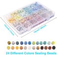 thumbnail image 3 of Fire Lacquer Seal Wax Particles DIY Invitation Envelope Wedding Sealing Wax Particles Craft Making Tools, 3 of 6