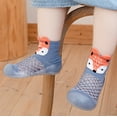 thumbnail image 5 of Fozruso Boys Girls Animal Prints Cartoon Socks Shoes Toddler Breathable Mesh The Floor Socks Non Prewalker Shoes Sizes 20 Toddler(Blue), 5 of 5