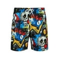 thumbnail image 2 of Kcolen Mens Swim Trunks 5 Inch Elastic Waist Men Swim Shorts Comfy Rash Guard Shorts for Men Men Swim Trunks Summer Beach Athletic Fit Swimming Shorts for Men, 2 of 9