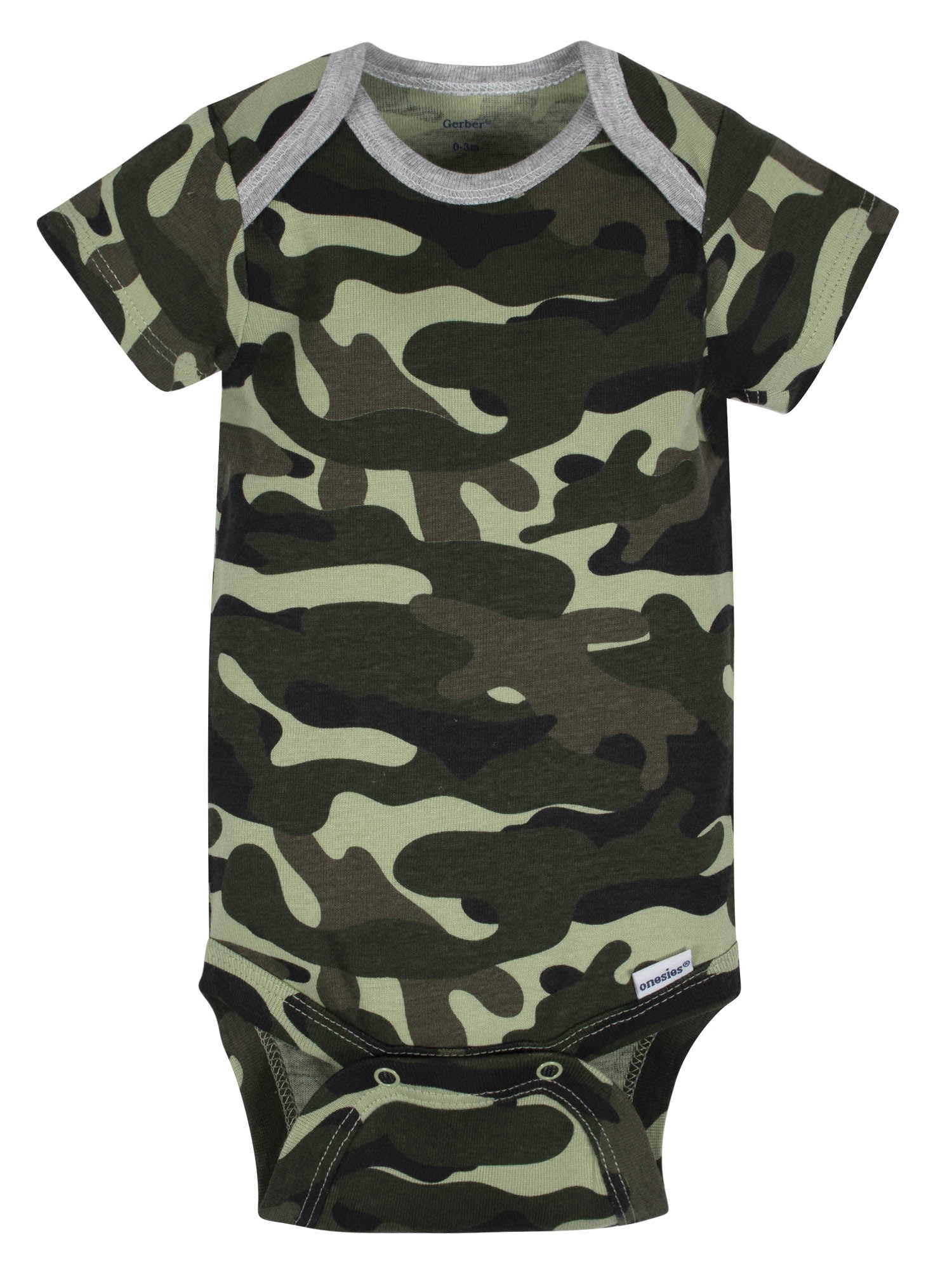 Gerber Organic Cotton Short Sleeve Onesies Bodysuits, 3pk (Baby Boy)