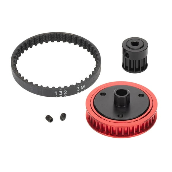 Sistema de transmisión por correa para Axial SCX10 II 90046 Termoplástico Blanco Rojo 32 mm