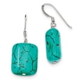 thumbnail image 1 of Boucles d'Oreilles Howlite en Argent Sterling Teint QE6395, 1 of 2