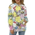 thumbnail image 3 of Hello Kitty Hoodie 3D Print Pullover Hooded Long Sleeve Sweatshirts Tops Blouse with Pocket for Mens Womens, 3 of 6