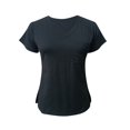 thumbnail image 4 of Ashirexll Women's T-shirts, Short Sleeve Tops for Women, Women's Solid Color T-shirt Short Sleeve Short Sleeve Crew Neck Top Shirt 2025, 4 of 6