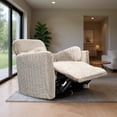 thumbnail image 1 of Blue Room Sillón Reclinable Giratorio con Mecedora-Eléctrico Ashford -Tela Acolchonada Beige, 1 of 8