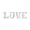 Glittered Love Streamer (Pack of 12)