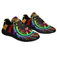 thumbnail image 6 of Peace Love Dachshund Hippie Shoes Sneakers Black Size 12, 6 of 7