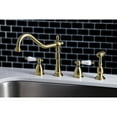 thumbnail image 7 of Kingston Brass KB1798PLBS Heritage 8-Inch Centerset Kitchen Faucet, Satin Nickel, 7 of 7