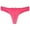 Hot Pink, variant on Women's Sexy Lace Thong Panties - Low Waist Sheath Underwear - Polyester Material, Free Size, Ideal for Daily/Sexy&Club Occasions