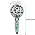 thumbnail image 7 of Yooshoverk Shower Head Water Filter 10-Mode Sprayer Back Jet Design Hard Water Relief Leak-Proof Bathroom Home Kit Use, 7 of 7