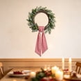 thumbnail image 5 of Plaid Wreath Sash for Front Door,Checkered Bow Scarf with Long Pointed Streamers, Wreaths Satin Sash Burlap Garland Ribbon Accessories Christmas Decorations 54.33X5.12 Inch, 5 of 6