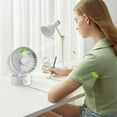 thumbnail image 6 of EUDIDV Portable Fan USB Desktop Fan- Small But Powerful-adjustable Mini Fan Table Fan- Better Cool Effect- Home Office- Car- Indoor And Outdoor;Suitable for Indoor and Outdoor Use, 6 of 7