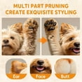 thumbnail image 5 of Pet MicroPrecision Trimmer, 2025 New Rechargeable Pet Trimmer, Waterproof Dog Hair Clipper for Home Use, Multifunctional Cordless Pets Clipper for Pets Owners (2), 5 of 8