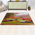 thumbnail image 3 of Ryvnso Autumn Scene Area Floor Mat Non-Slip Carpet Soft Rugs Doormats 31" x 20", 3 of 7