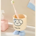 thumbnail image 1 of Openpig Thickened Toothbrush Cup With Big Feet And Puppy Suitable For Toothbrushes., 1 of 7