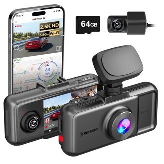 Z-Edge Dash Cam 2K+1080p Con GPS E WiFi – Doppia Fotocamera Anteriore/Posteriore, 155°, Sensore G, Supporto 256GB, Monitor Parcheggio - 3