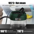 thumbnail image 3 of Pressurized Handheld Multi-surface Steam Cleaner with 3 Brushes and Extended Rod for Home Portable Deep Cleaning Steamer with 6 Gear Adjustable Digital Touch Screen 1500ml Water Tank for Kitchen, 3 of 9