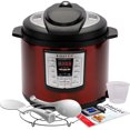 Instant Pot LUX60 Red Stainless Steel 6 Qt 6in1 MultiUse