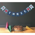 thumbnail image 2 of Inkdotpot Baby Birthday DecorationsI Am ThreePennant Banner Flags Baby Boy PirateBirthday Garland, 2 of 4