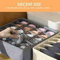 thumbnail image 4 of 1 Pack Socks Drawer Organizer (72 cells), Gray, 4 of 7