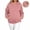 Pink, variant on Admvng Womens Hoodie Sweatshirt Zipper Pocket Long Sleeve Solid Basic Casual Maternity Pullover Tops