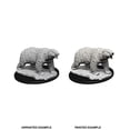 thumbnail image 2 of Oso polar Wave 9 en miniatura de WizKids Deep Cuts sin pintar, 2 of 2