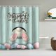 thumbnail image 5 of CaiYueKe Waterproof Shower Curtain Bathroom Decor Fabric Partition with Hooks Digital Printing Modern Washable Polyester Bath Curtain for Home Decor Bathroom Accessories Water Resistant Shower Liner, 5 of 6