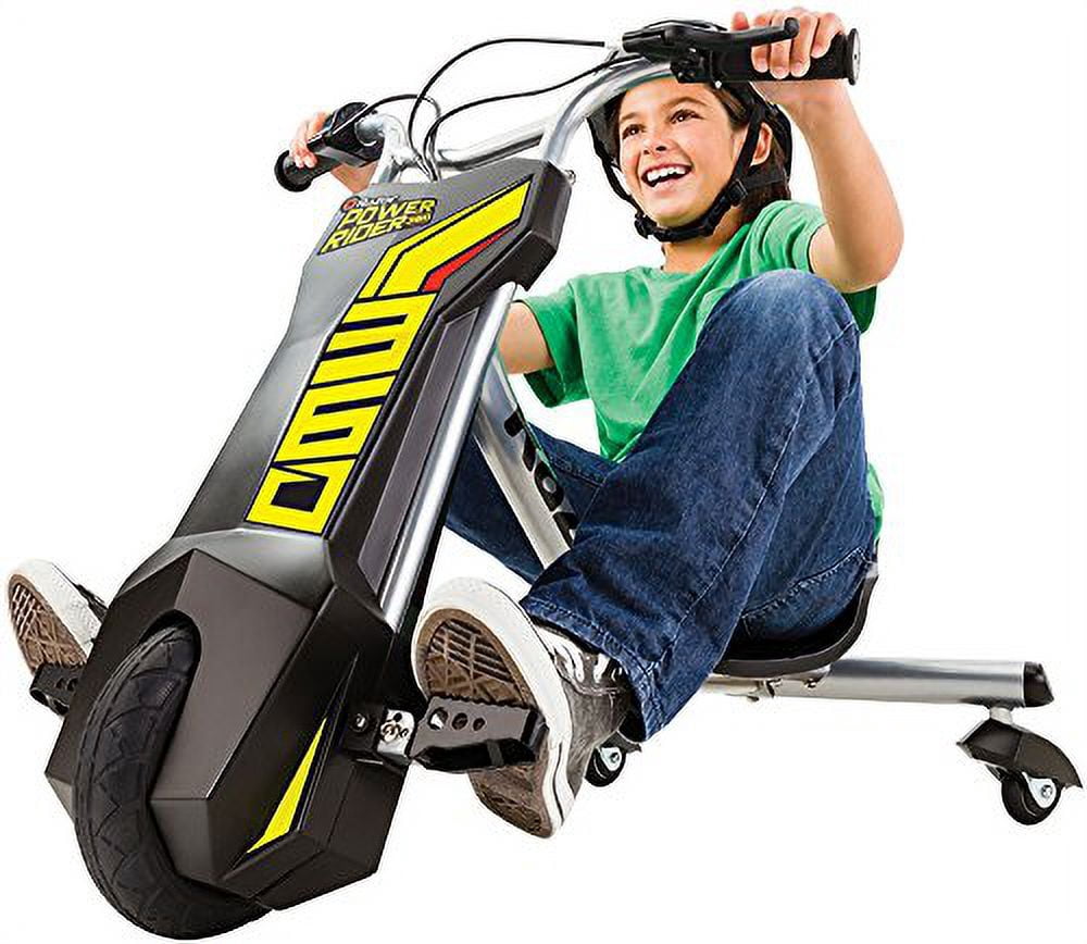Razor Power Rider 360 Electric Tricycle Black, Yellow, 12 Volt - Walmart.ca