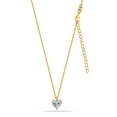 thumbnail image 4 of Charmsy Gold Plated Heart CZ Pendant Chain Necklace for Women 18 Inches, 4 of 6