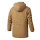 thumbnail image 3 of Gibobby Chamarra hombre casual Abrigos de invierno para hombre, chamarra de franela de moda para hombre, chaquetas ligeras con cierre(Caqui,XG), 3 of 5
