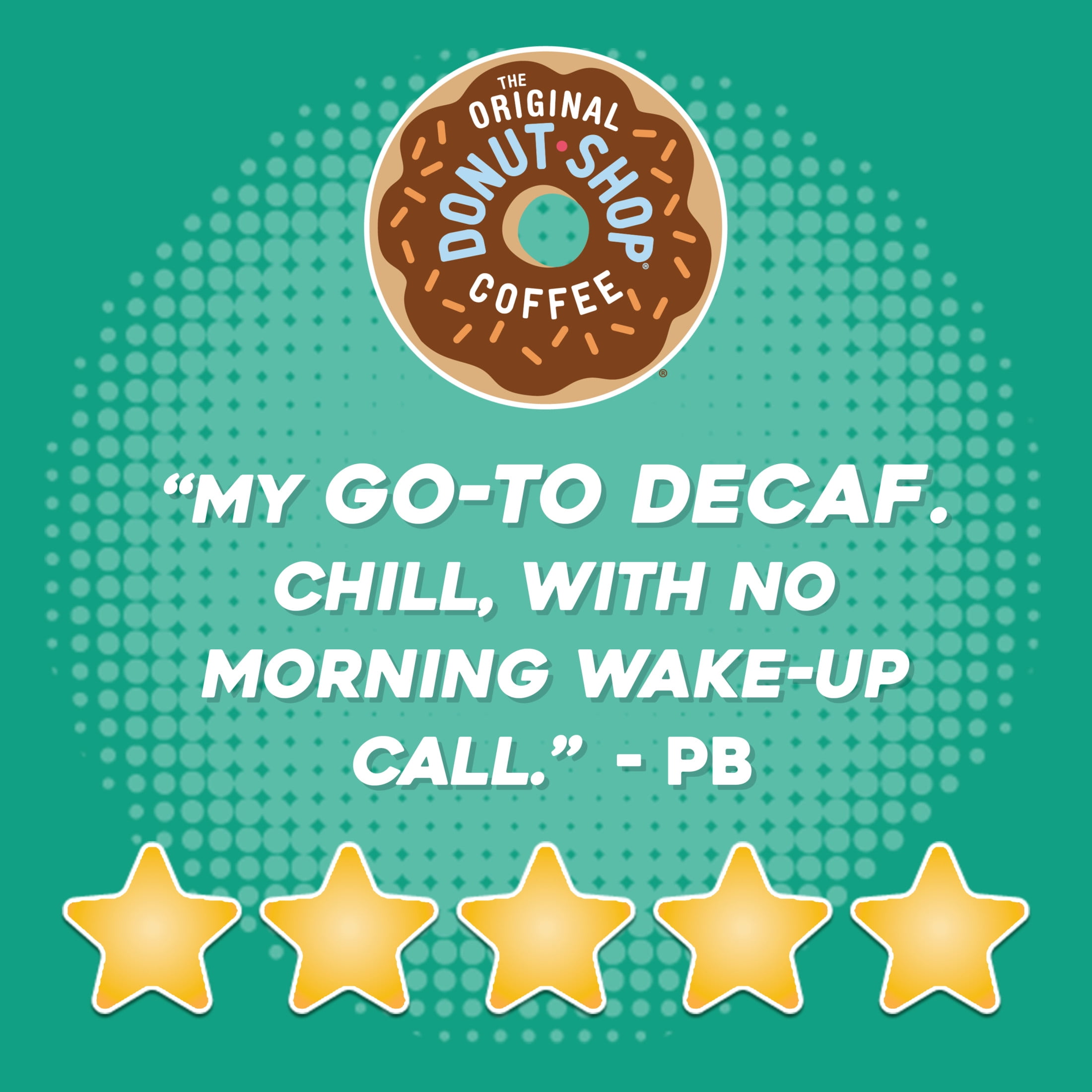 The Original Donut Shop, Decaf Medium Roast K-Cup Coffee Pods, 48 Count