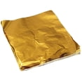 thumbnail image 2 of 400Pcs Square Sweets Candy Chocolate Lolly Paper Aluminum Foil Wrappers Gold, 2 of 5