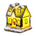 thumbnail image 1 of EZLIFE Casa de resina iluminada con LED para decoración de interiores de Navidad, cabaña, regalo de Año Nuevo C1G6, 1 of 7